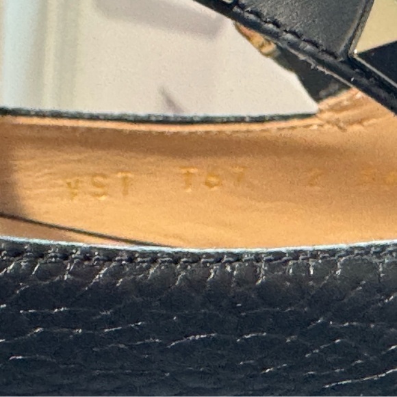 Black Studded Women's Flats - Picture 9 of 9